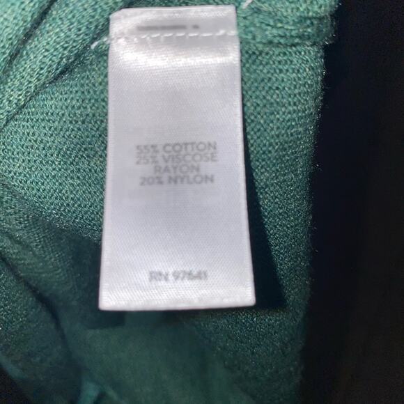 J. Jill Kale Green Tie-Dye Striped Boat-Neck Pullover Sweater Size XS - Picture 10 of 10